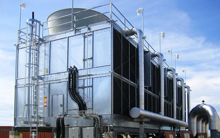 تجهیزات و بخش های اصلی یک سیستم تصفیه آب برج خنک کن